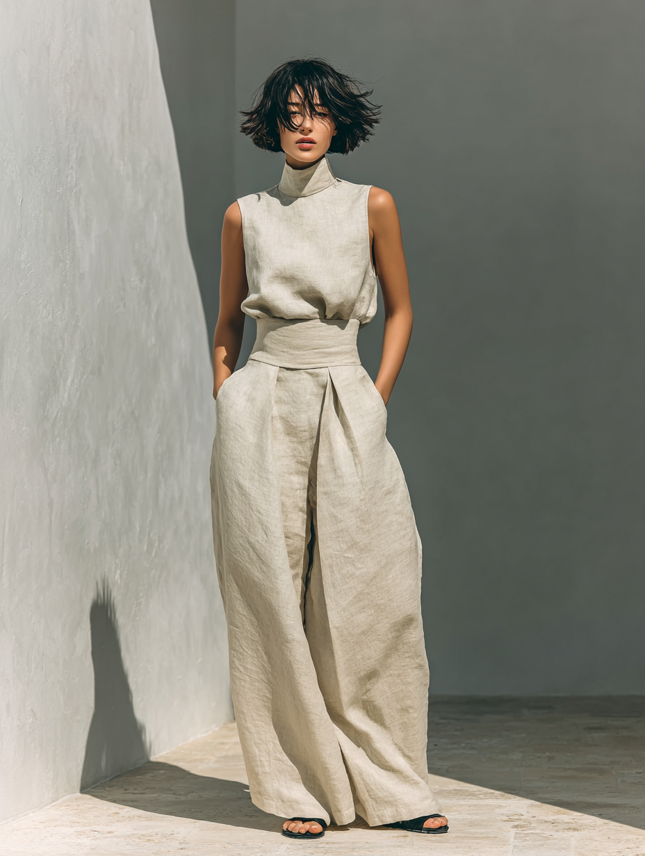 COTTON LINEN SET FOR WOMEN