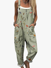 FLORAL OVERALL FOR WOMEN