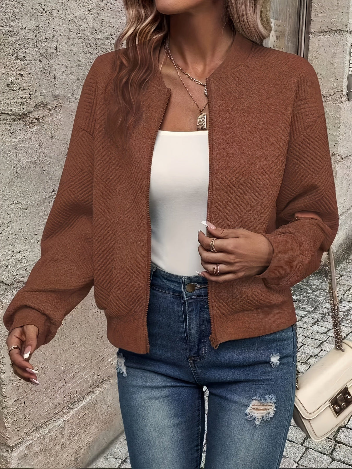 STURDY ZIP-UP JACKET FOR WOMEN