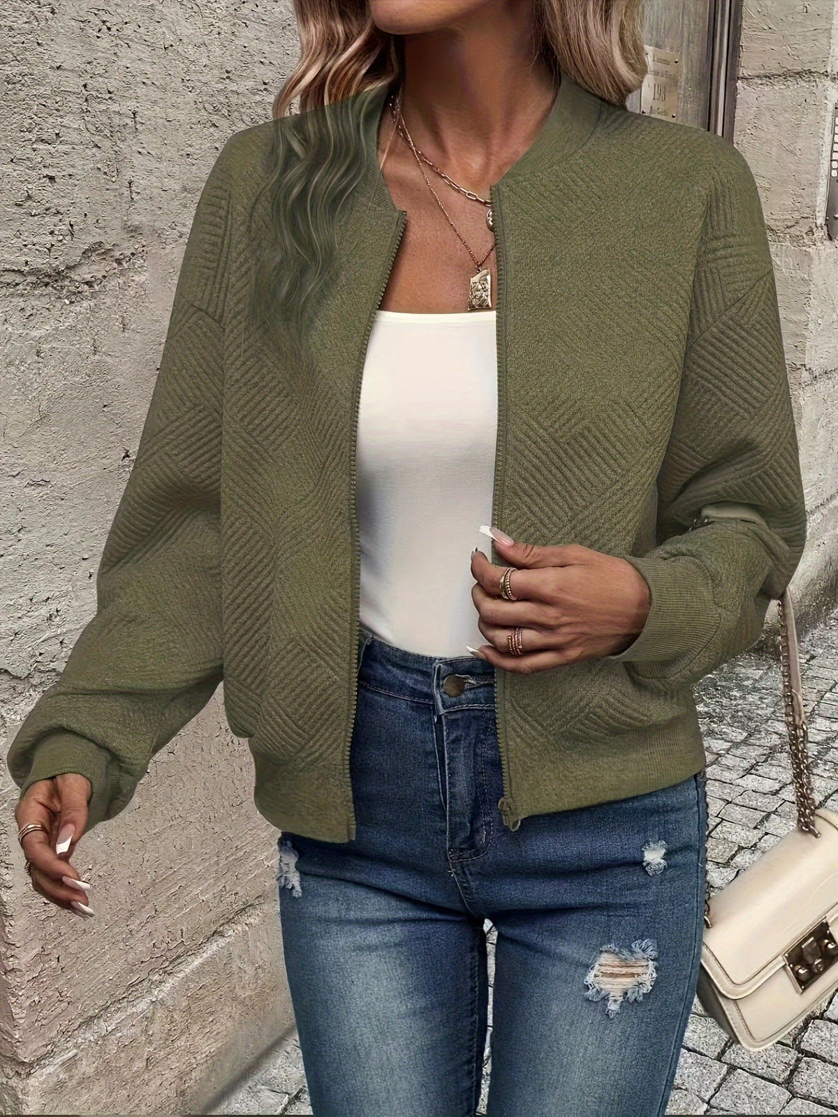 STURDY ZIP-UP JACKET FOR WOMEN