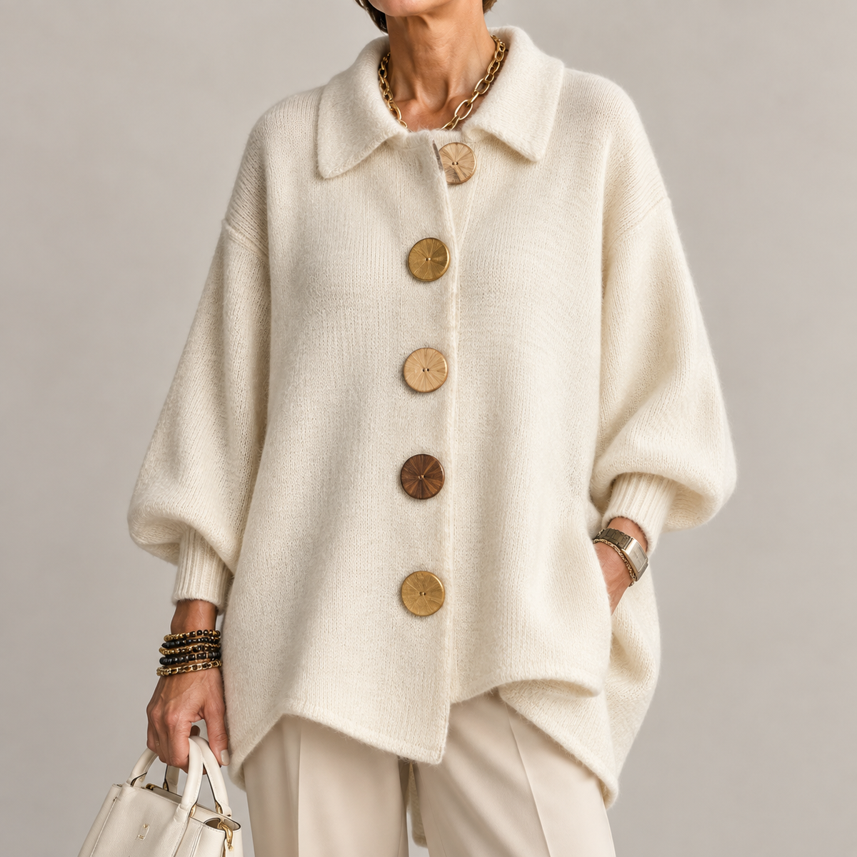OVERSIZED LONG CARDIGAN FOR WOMEN