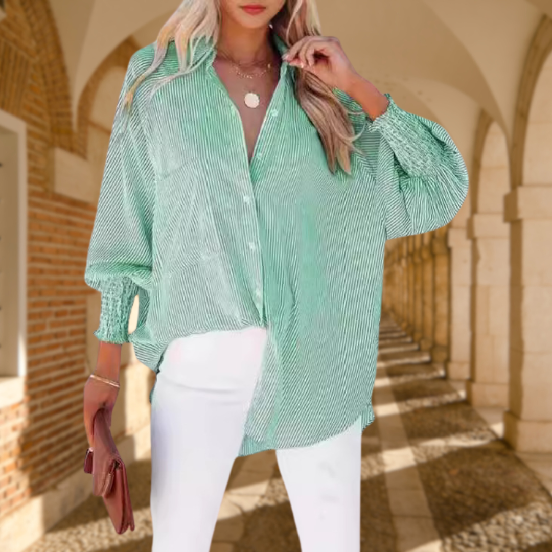 RELAXED BUTTON SHIRT FOR WOMEN