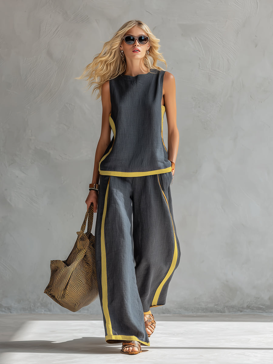 TWO-TONE SET FOR WOMEN