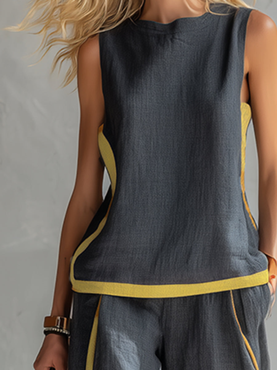 TWO-TONE SET FOR WOMEN