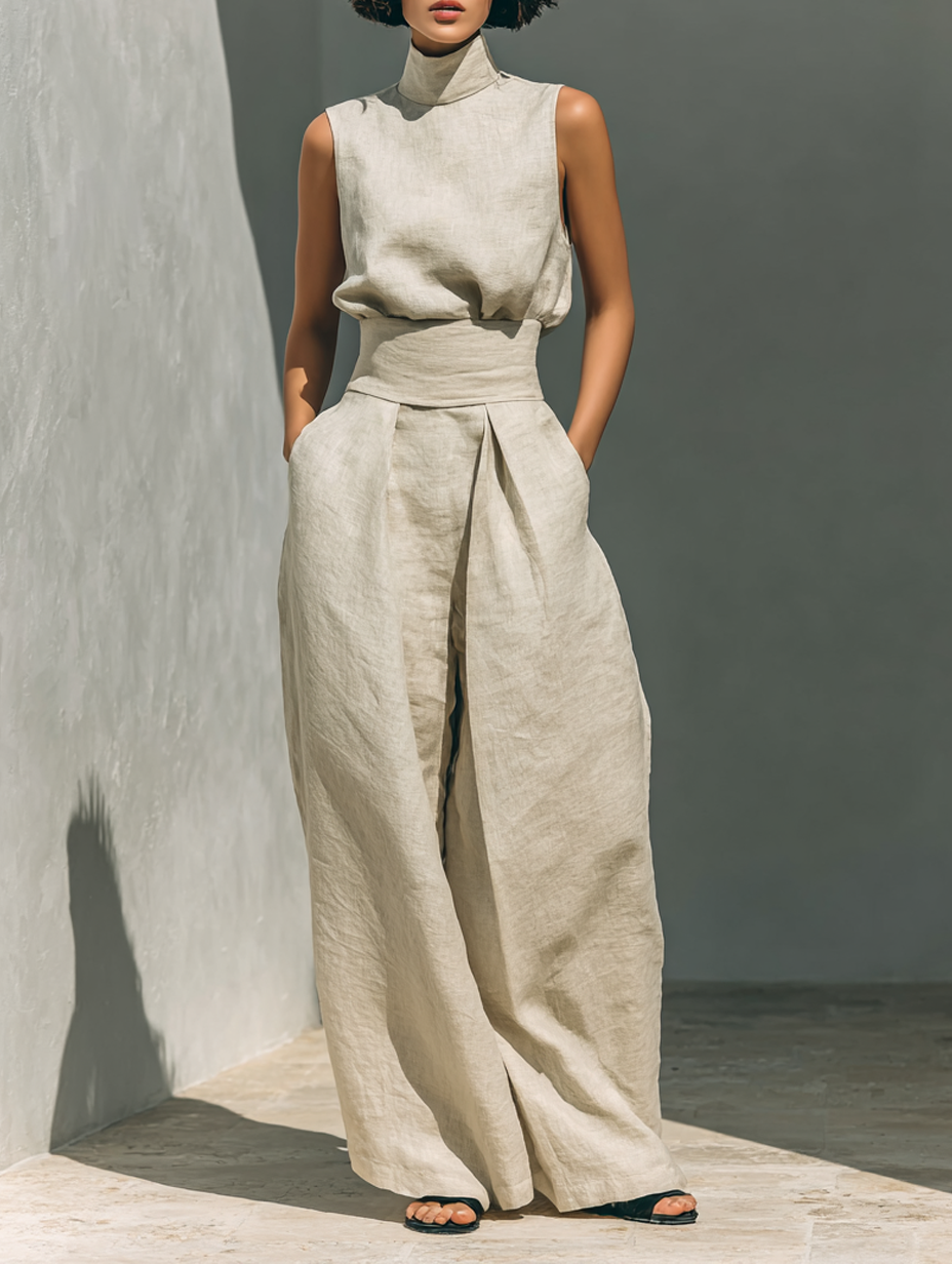 COTTON LINEN SET FOR WOMEN