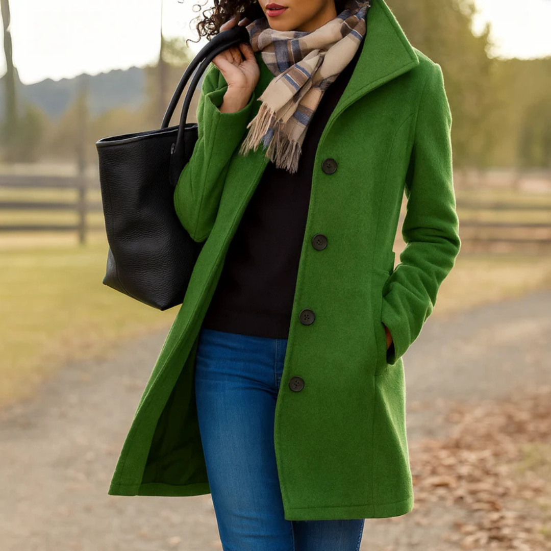 CLASSIC STRAIGHT COAT FOR WOMEN