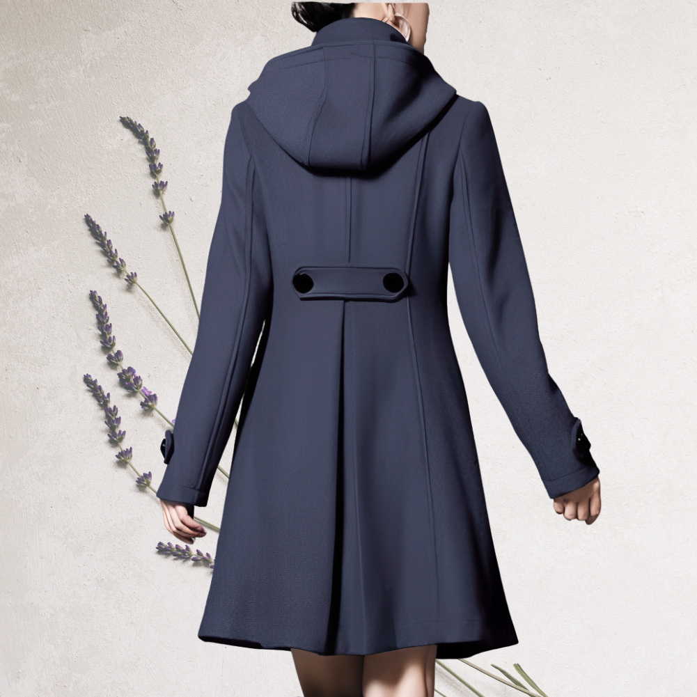 KNEE-LENGTH TRENCH COAT FOR WOMEN