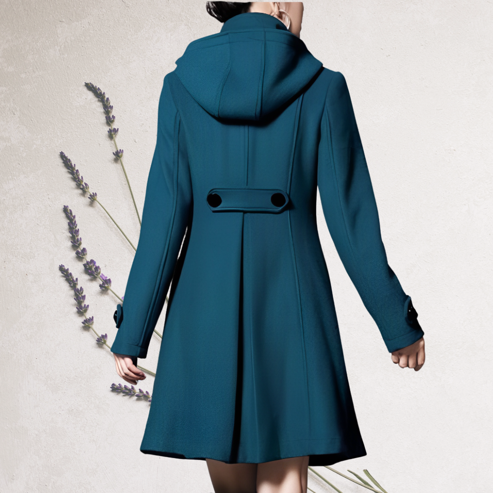 KNEE-LENGTH TRENCH COAT FOR WOMEN