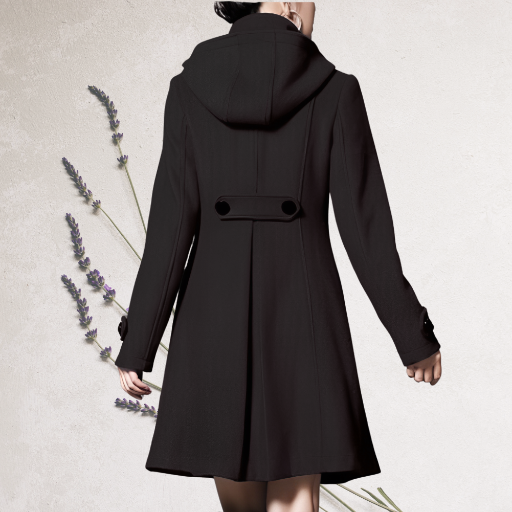 KNEE-LENGTH TRENCH COAT FOR WOMEN