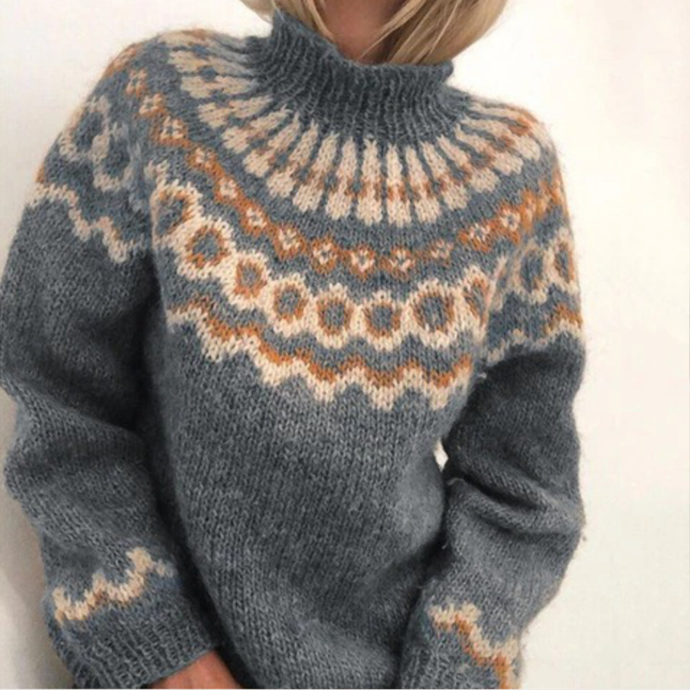 CHIC TURTLENECK SWEATER FOR WOMEN
