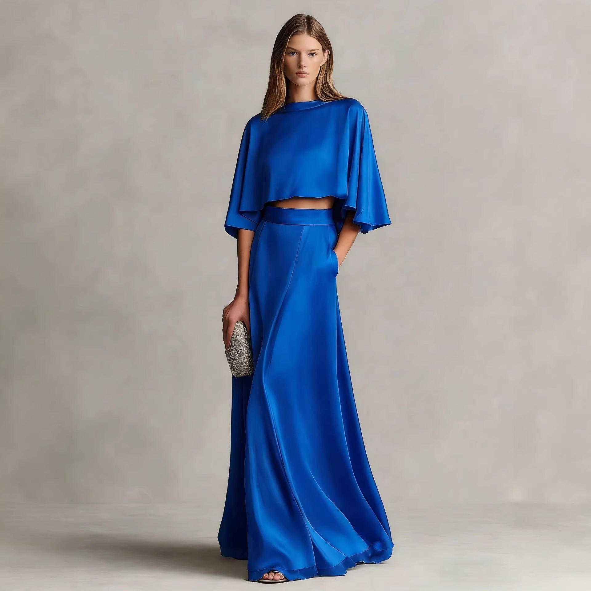 SATIN RELAXED SET FOR WOMEN