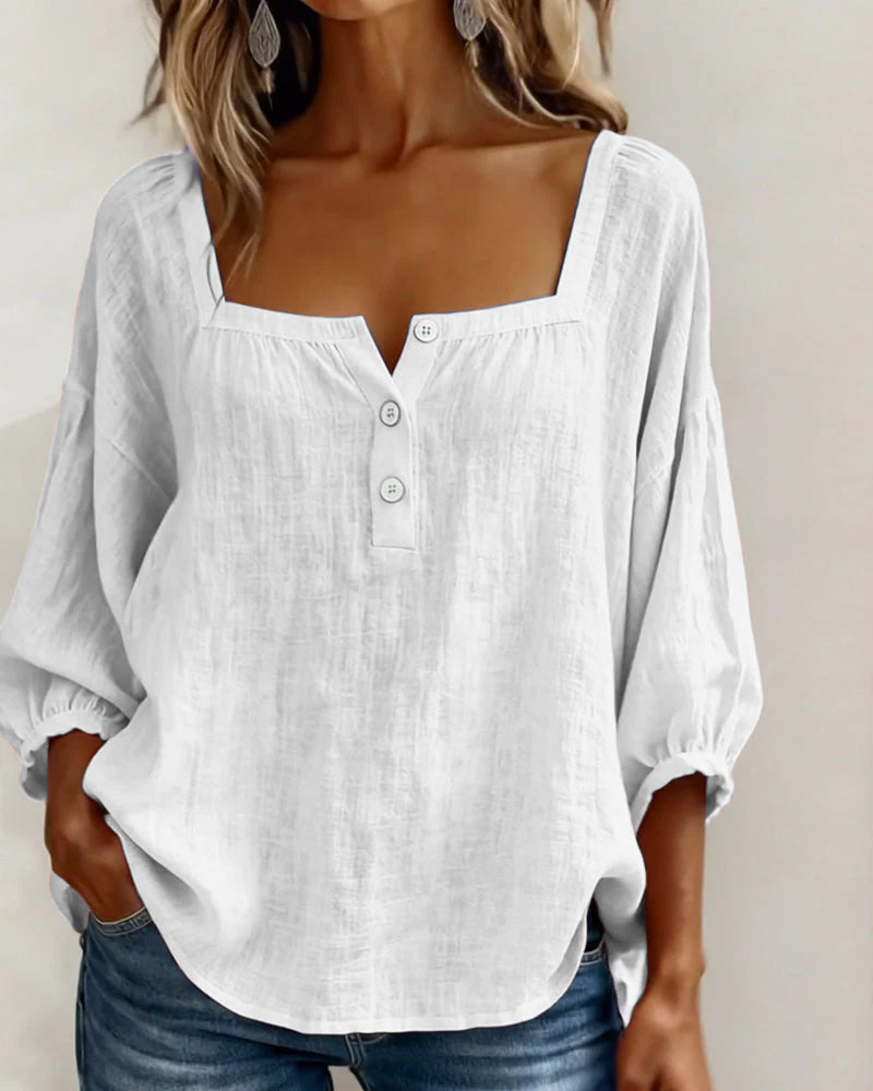 SQUARE NECK BLOUSE FOR WOMEN