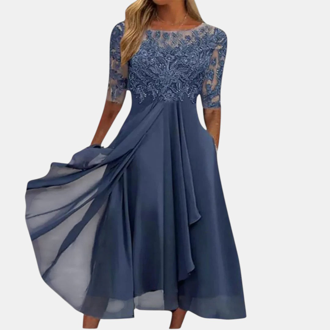 LACE EVENING DRESS FOR WOMEN