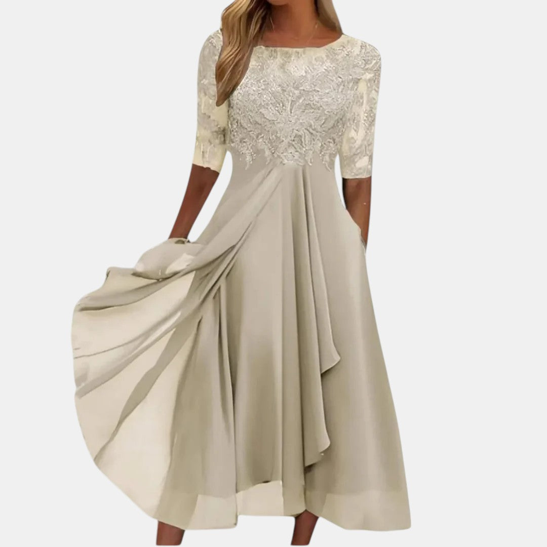 LACE EVENING DRESS FOR WOMEN