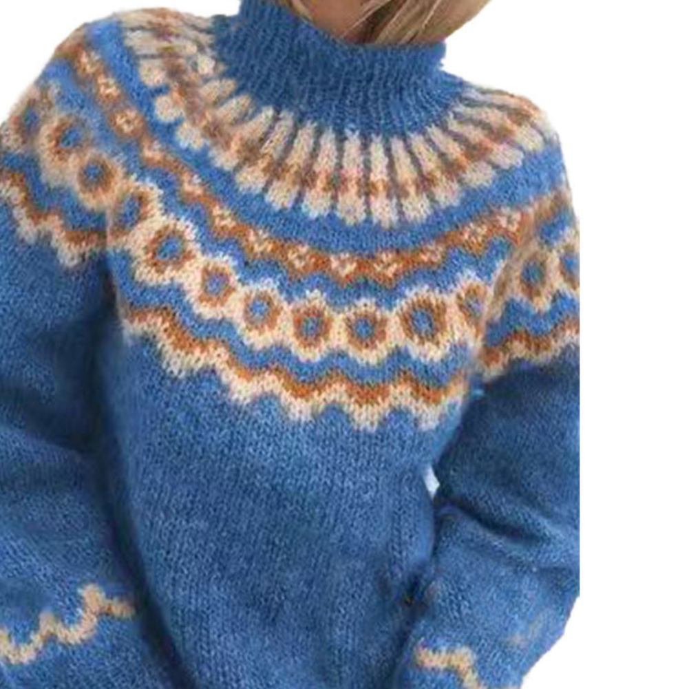 CHIC TURTLENECK SWEATER FOR WOMEN