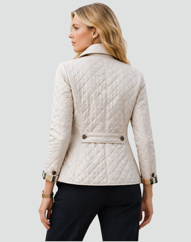 QUILTED BUTTON JACKET FOR WOMEN