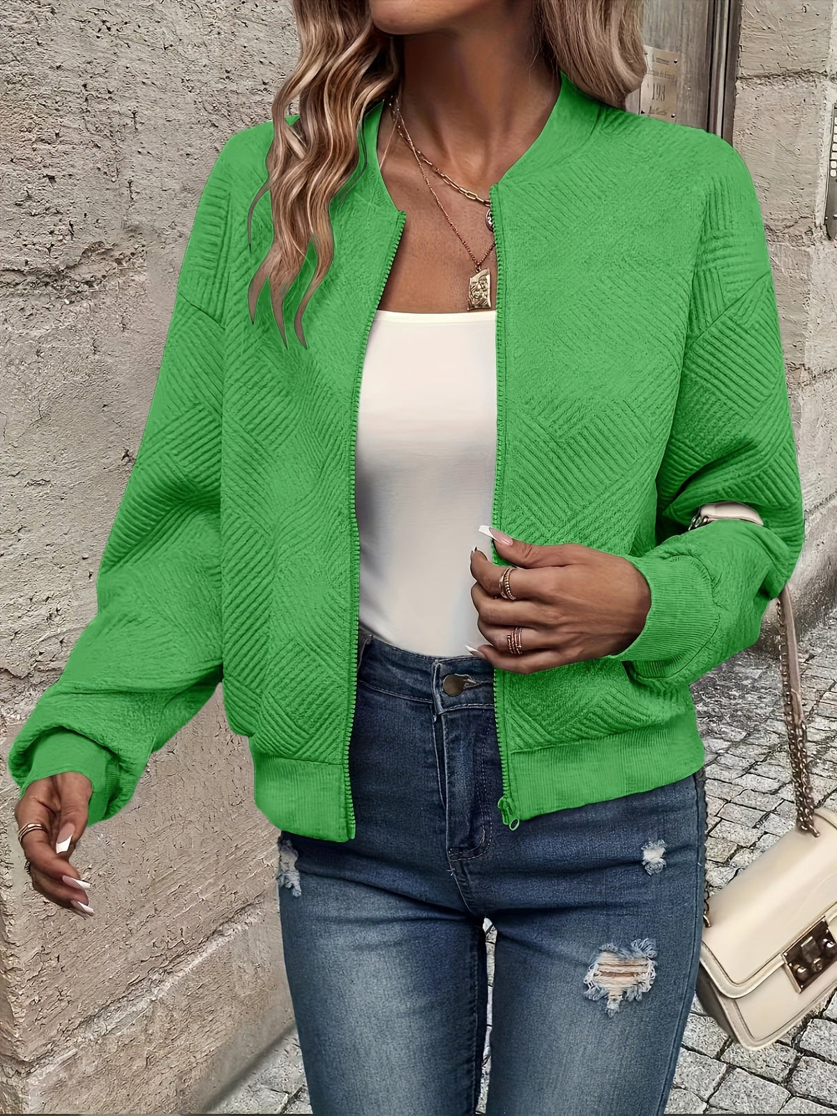 STURDY ZIP-UP JACKET FOR WOMEN