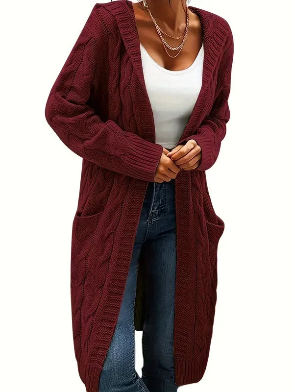 COLLARLESS CARDIGAN FOR WOMEN