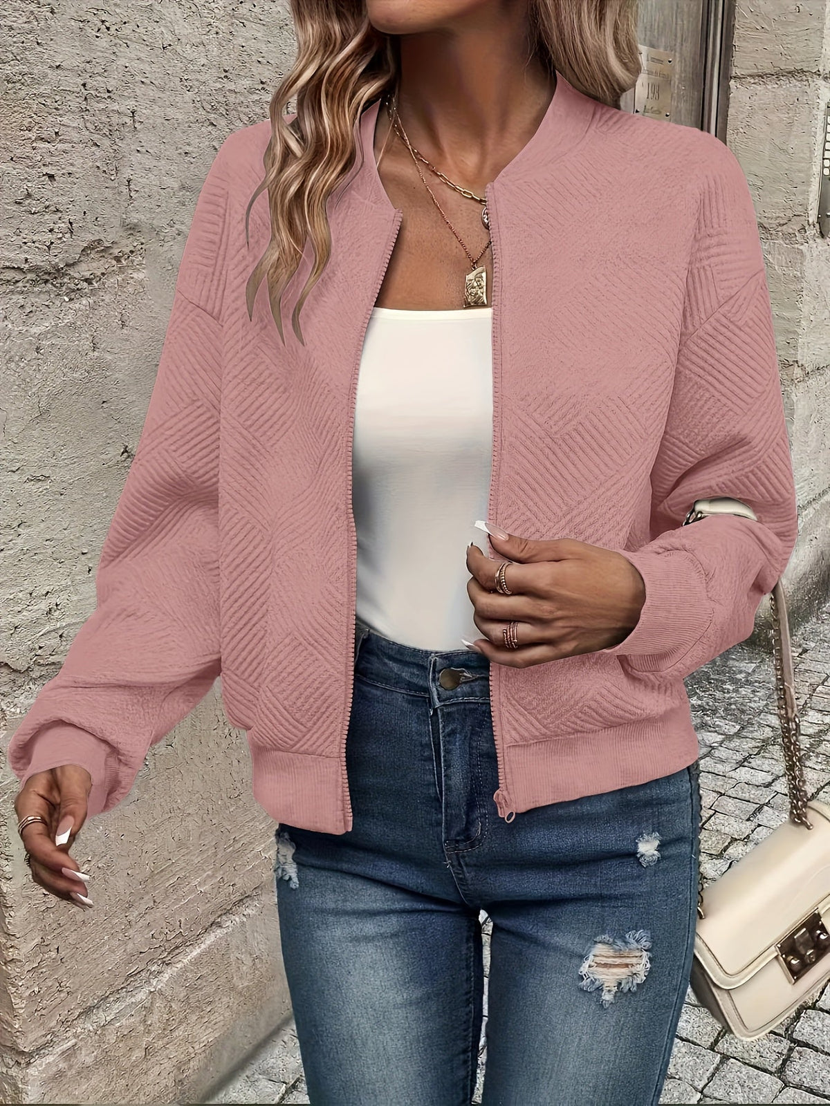 STURDY ZIP-UP JACKET FOR WOMEN