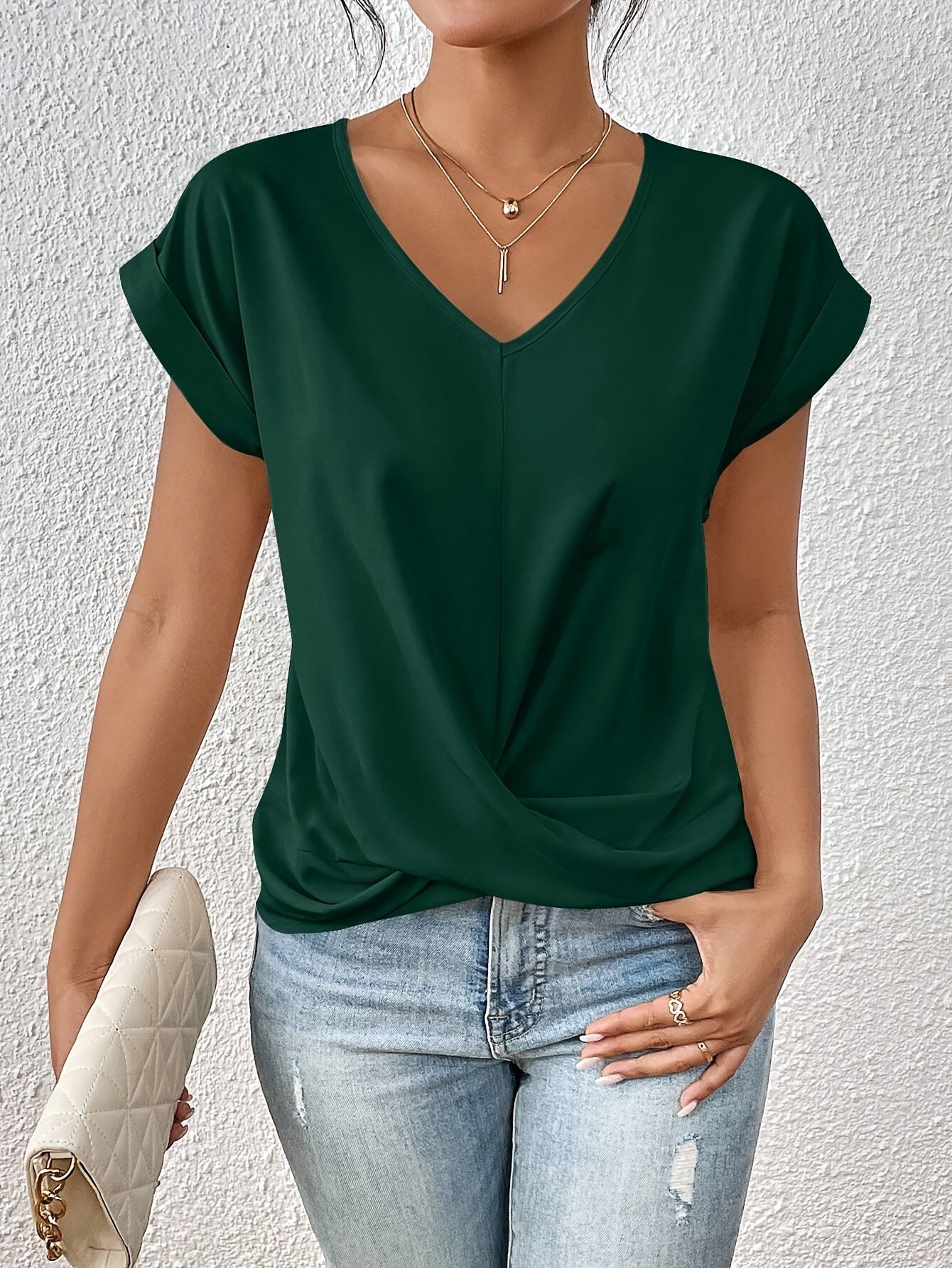 SWEETHEART NECKLINE T-SHIRT FOR WOMEN