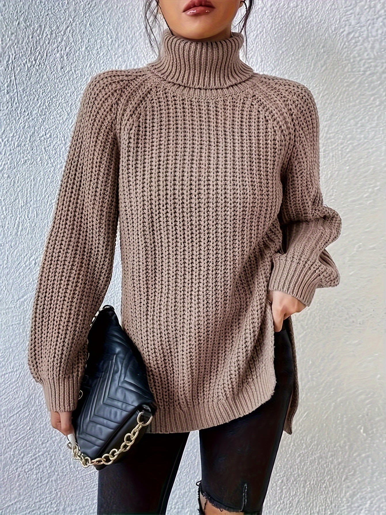 ELEGANT HIGH-NECK TOP FOR WOMEN