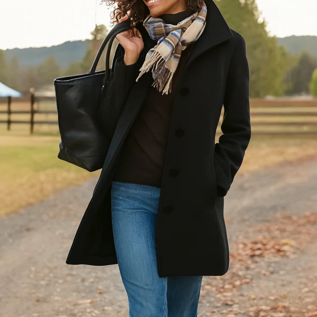CLASSIC STRAIGHT COAT FOR WOMEN