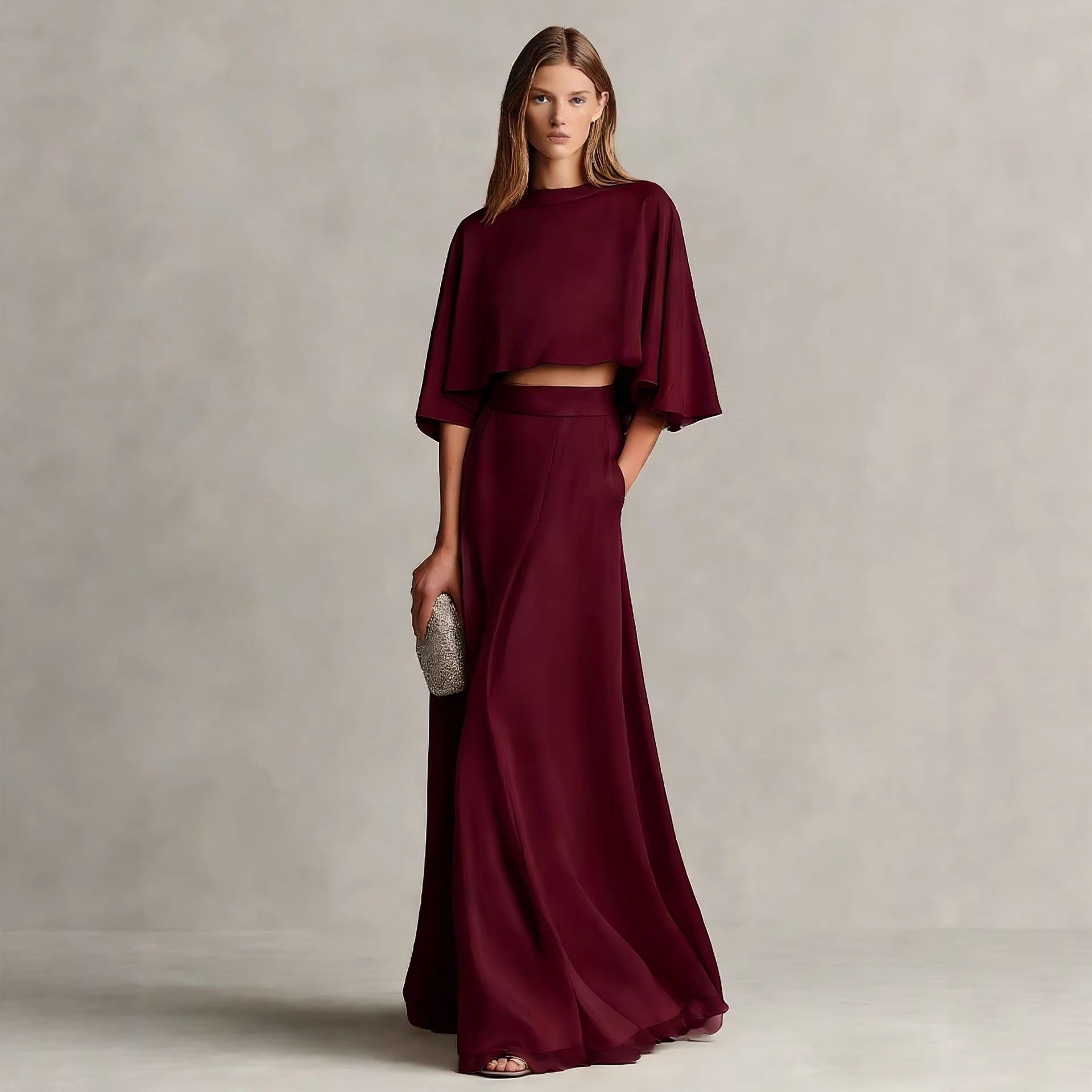 SATIN RELAXED SET FOR WOMEN