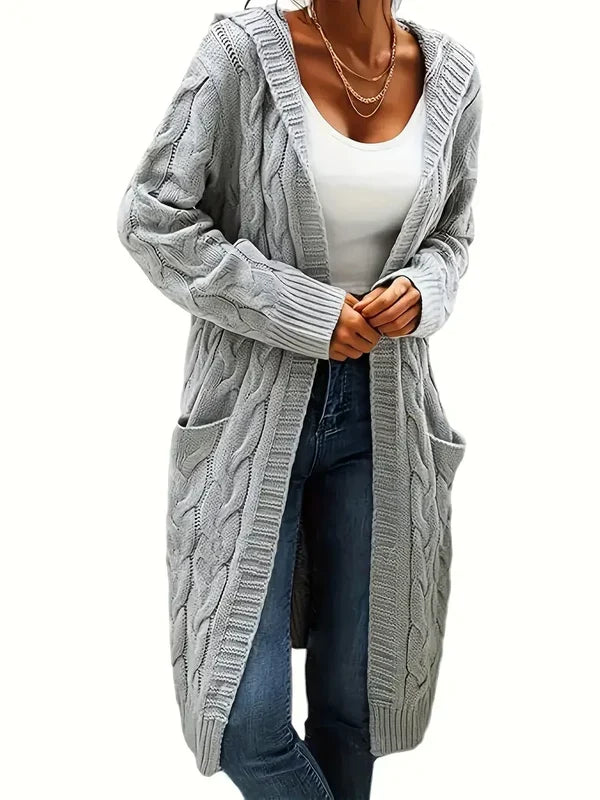 COLLARLESS CARDIGAN FOR WOMEN