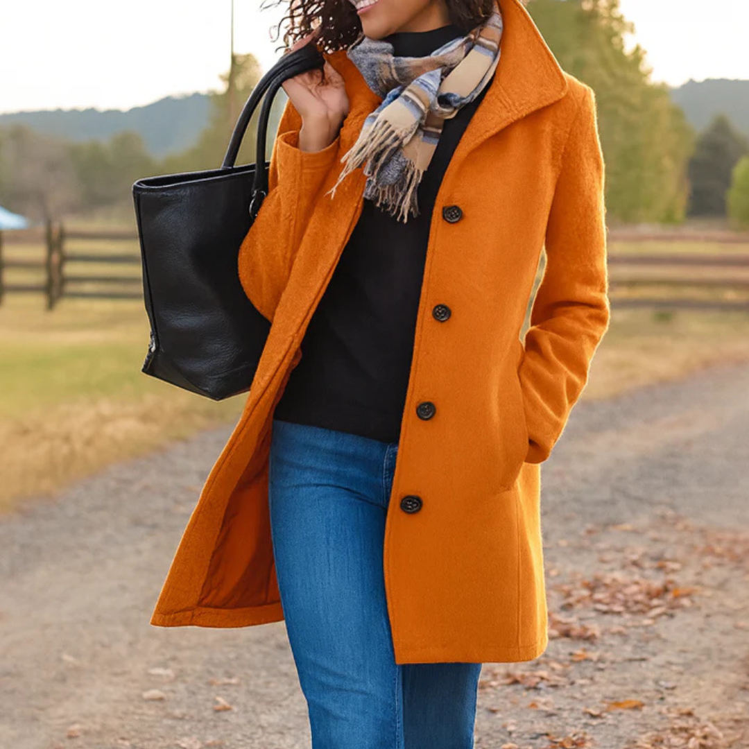 CLASSIC STRAIGHT COAT FOR WOMEN