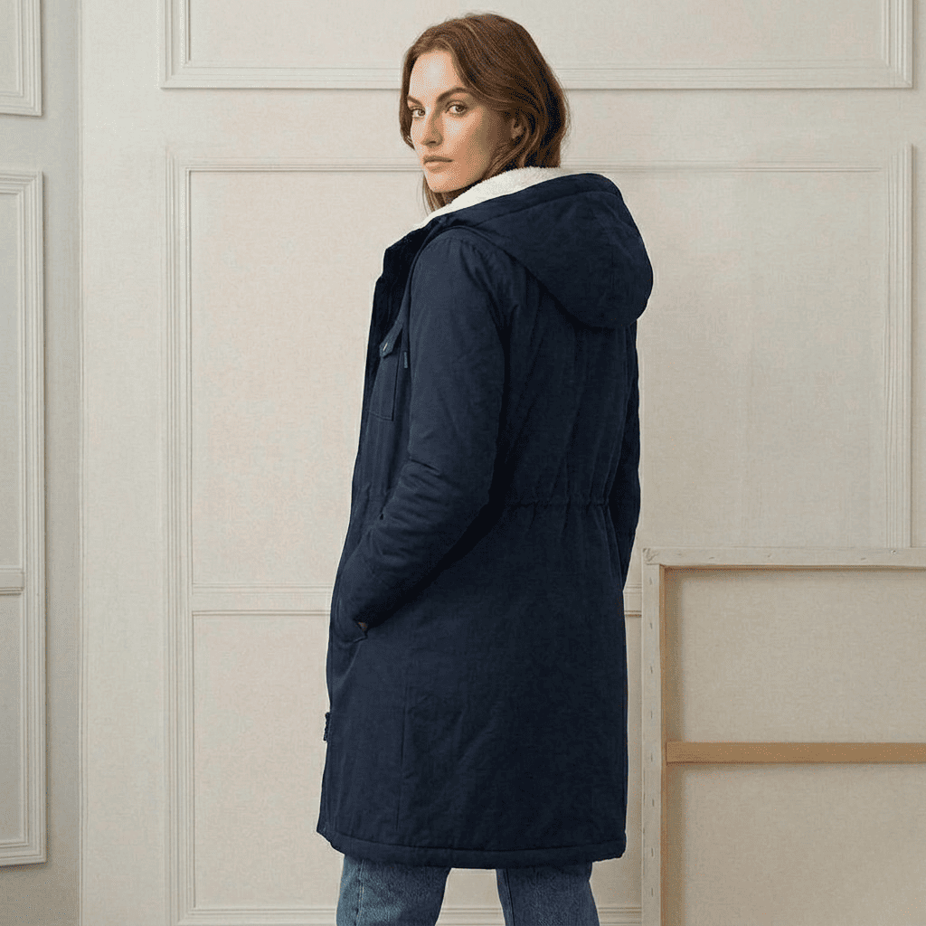 WINTER FLEECE-LINED PARKA FOR WOMEN