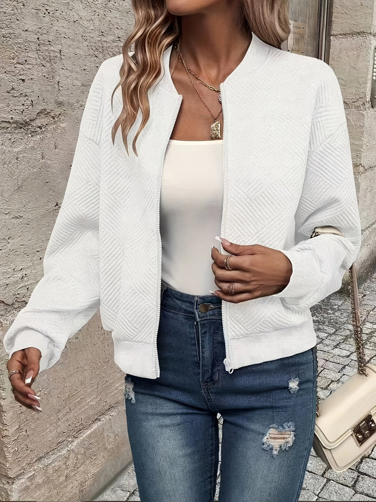 STURDY ZIP-UP JACKET FOR WOMEN