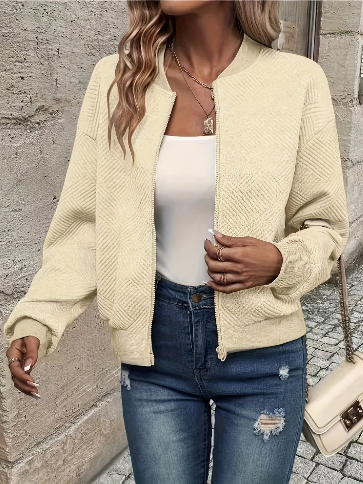 STURDY ZIP-UP JACKET FOR WOMEN