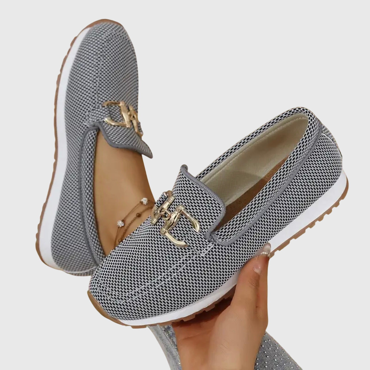 MESH CUSHIONED SHOES FOR WOMEN