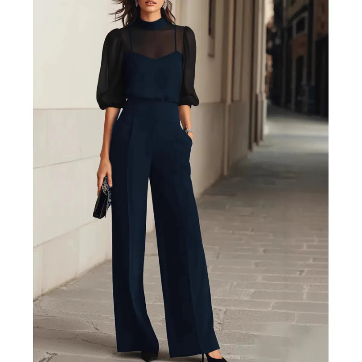FLOWING THREE-PIECE SET FOR WOMEN
