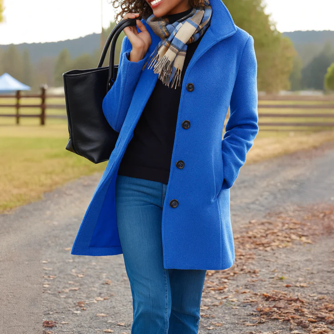 CLASSIC STRAIGHT COAT FOR WOMEN