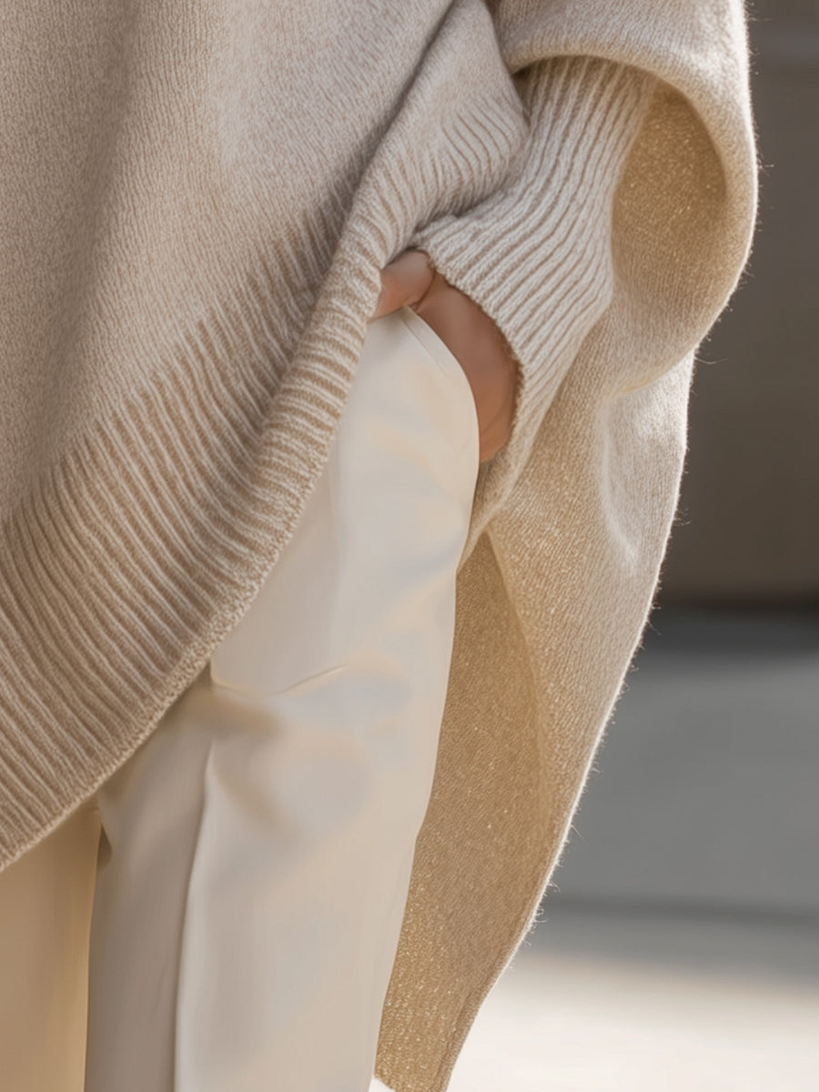 OVERSIZED CREWNECK SWEATER FOR WOMEN