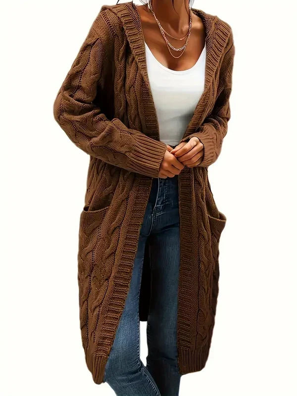 COLLARLESS CARDIGAN FOR WOMEN