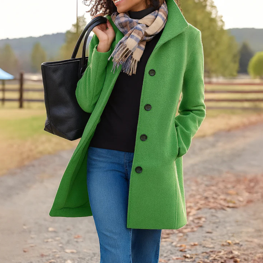 CLASSIC STRAIGHT COAT FOR WOMEN