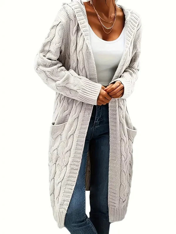 COLLARLESS CARDIGAN FOR WOMEN
