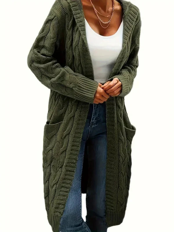 COLLARLESS CARDIGAN FOR WOMEN