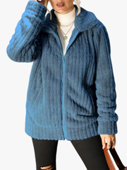 PLUSH COAT FOR WOMEN