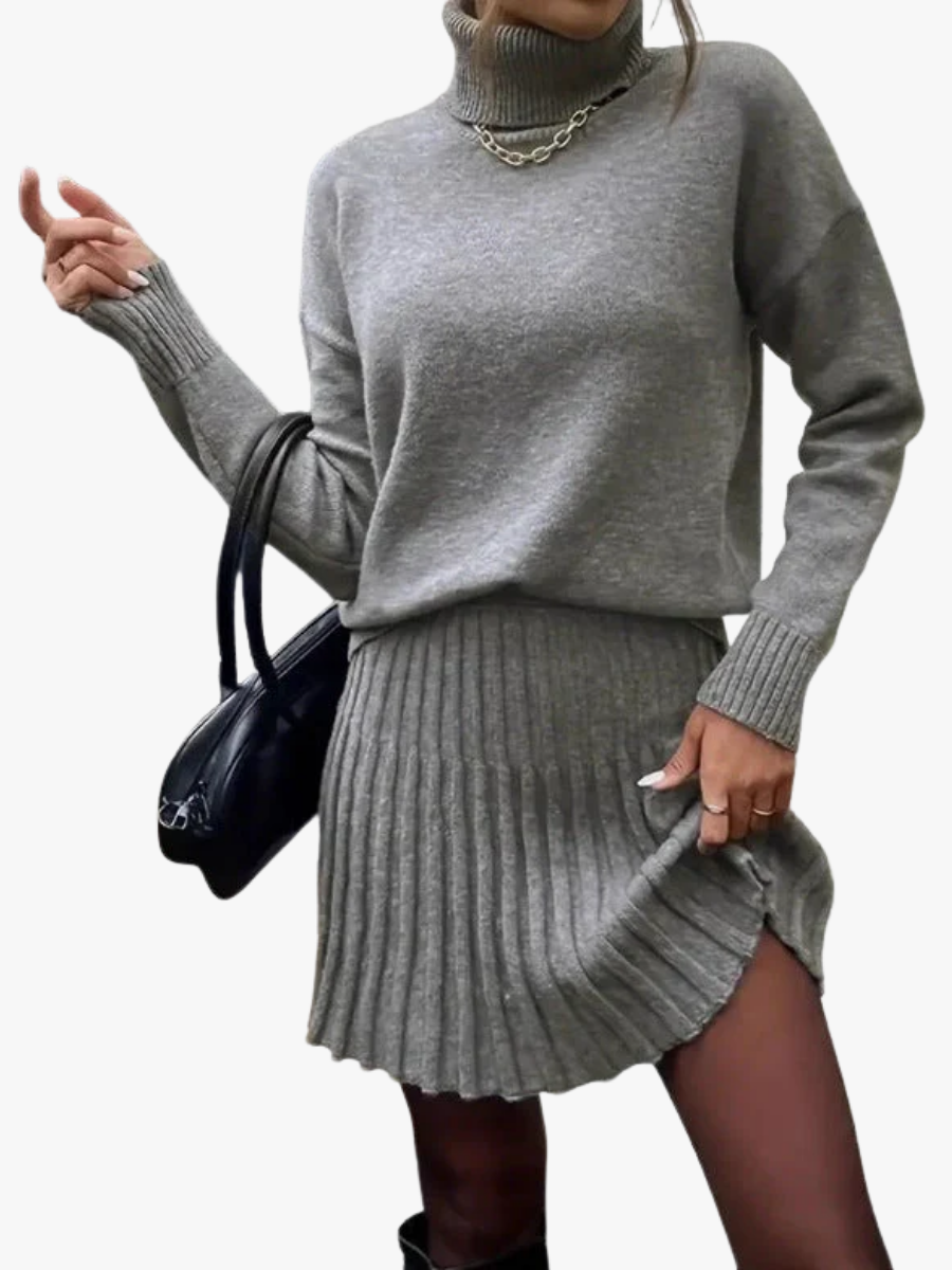 SWEATER SKIRT SET FOR WOMEN
