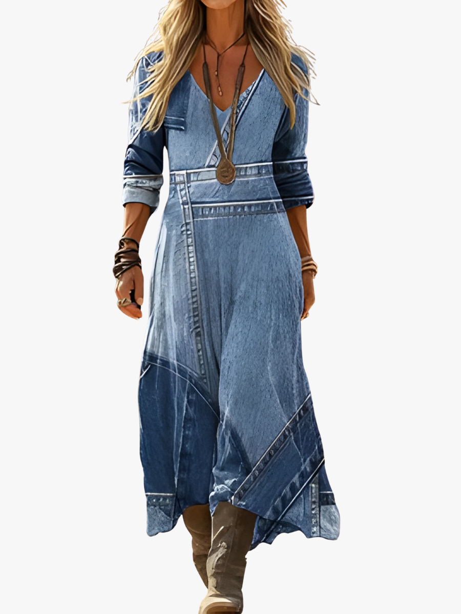 LONG-SLEEVED DRESS FOR WOMEN