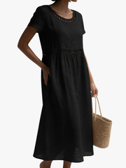 EMPIRE MIDI DRESS FOR WOMEN