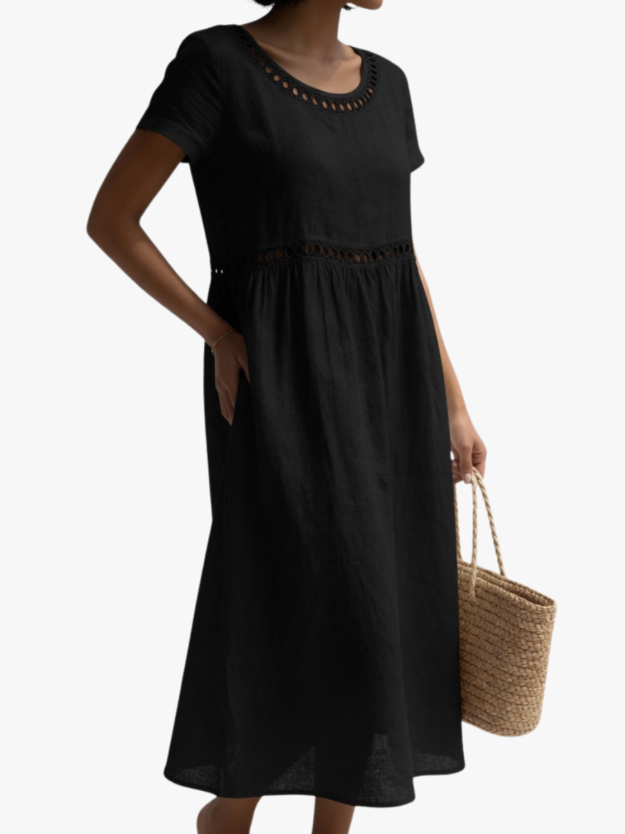 EMPIRE MIDI DRESS FOR WOMEN