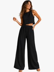 CROPPED WIDE-LEG SET FOR WOMEN