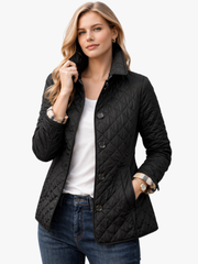 QUILTED BUTTON JACKET FOR WOMEN