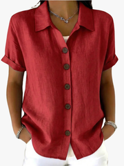 RELAXED COLLARED SHIRT FOR WOMEN