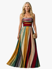 STRAPLESS A-LINE DRESS FOR WOMEN
