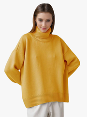 FITTED TURTLENECK SWEATER FOR WOMEN
